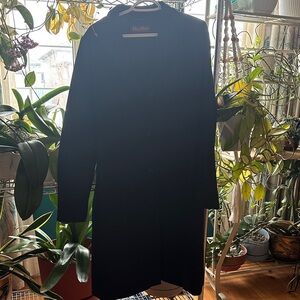 MaxMara Black Long Wool Coat